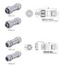 WEIPU Waterproof WY12 Plug Socket - 3 to 9 Pins (IP67)