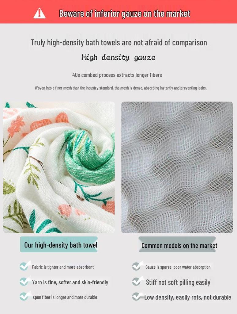 Soft Cartoon Baby Bath Towel: Pure Cotton, Skin-Friendly, All-Season, Universal Fit
