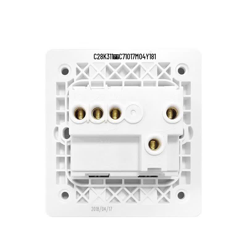 BULL G28 Series Pearl White 3-Gang Single Control Wall Switch