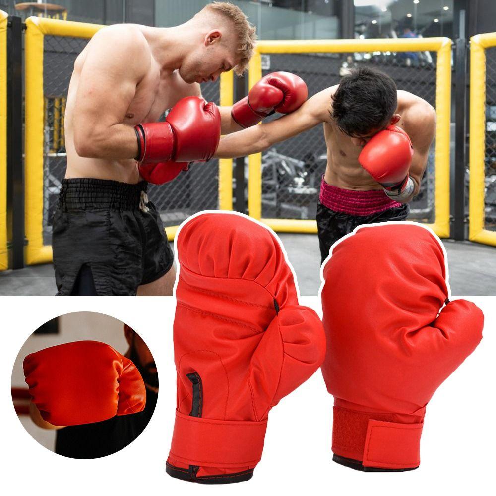 10oz Full Finger Gloves PVC Boxing Equipment High Quality Sport Supplies  Adult