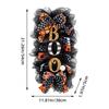 Halloween Swag Kranz für Haustür Gruseliges Mesh-Band Boo Swag Girlande mit Schleife für Party Wand Veranda Deko