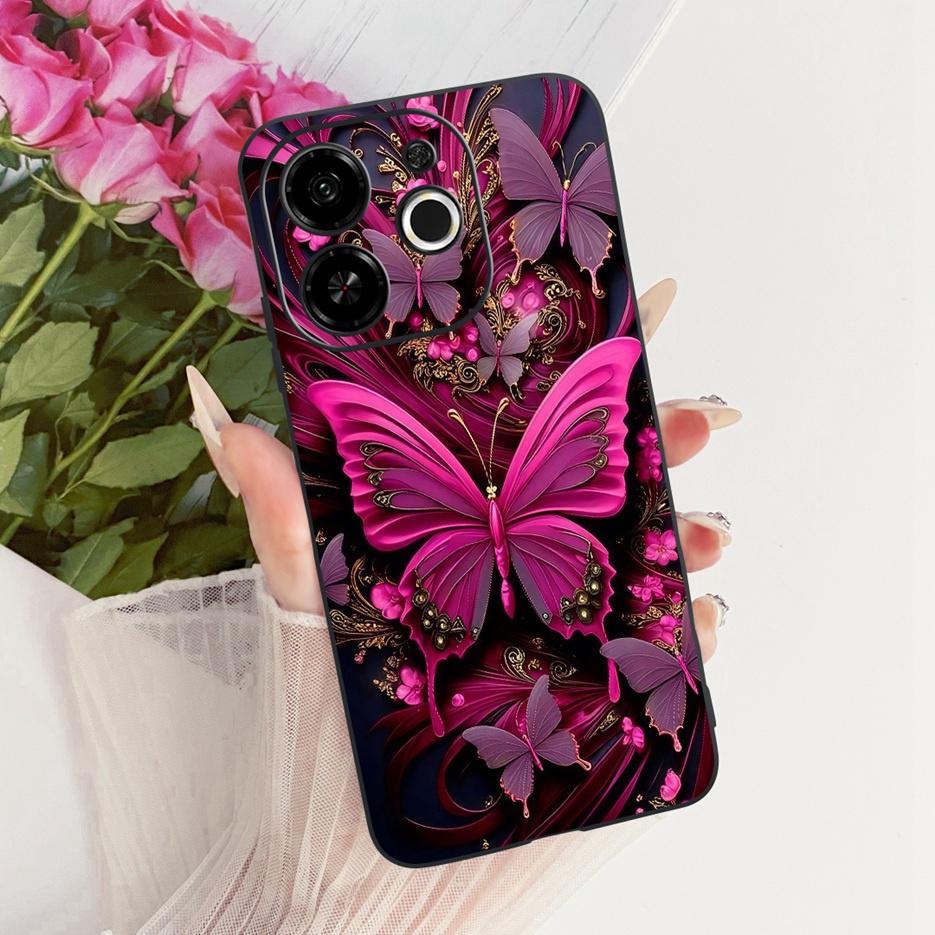 For Tecno Pop 9 5G Case KL4 New Luxury Painted Cover For Tecno Spark 30C 5G KL8H Soft Silicone Case For Tecno Spark 30 5G Fundas