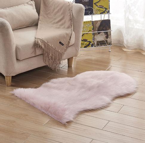 Artificial Sheepskin Imitation Wool Faux Fur Rug For Sofa Hairy Carpet Parlor Room Floor Mat Fluffy Soft Area Blanket Seat Pad