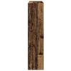 Bookshelf Room Divider with Vintage Wood Look 105 x 24 x 102 cm