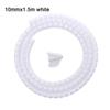 1.5/2M 16/10mm Flexible Spiral Cable Wire Protector Cable Organizer Computer Cord Protective Tube Clip Organizer Management Tool