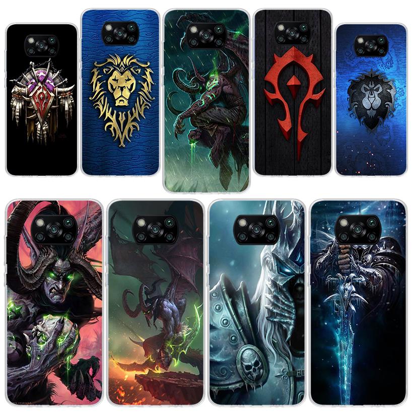 W-World Of W-Warcraft W-Wow Phone Case for Xiaomi Poco X7 X6 X5 X3 Pro X4 Nfc F7 Ultra F6 F5 F4 Gt M6 M5S M4 M3 Soft Silicone Co