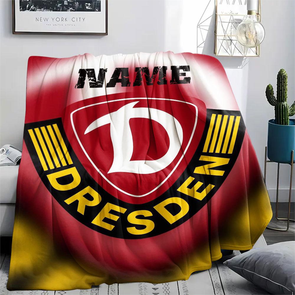 Custom Name,SG Dynamo Dresden Printed Flannel Blanket, soft throw for bedroom sofa, washable, Christmas present, great gift.
