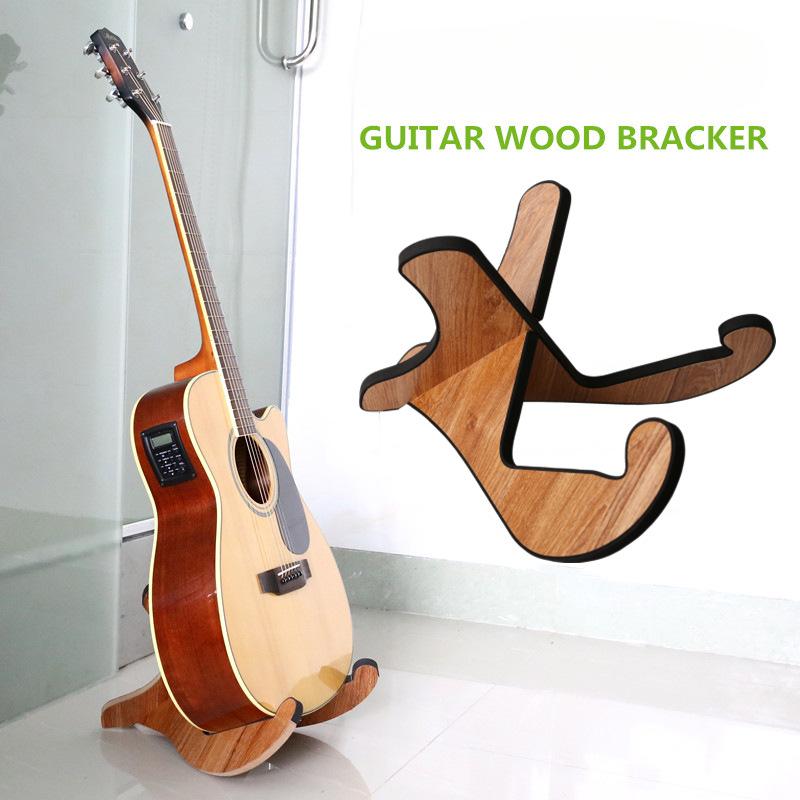 

Деревянная подставка для гитары Подставка для пианино Вертикальная подставка для гитары Дисплей для фолк- и классической гитары Складная Портативная