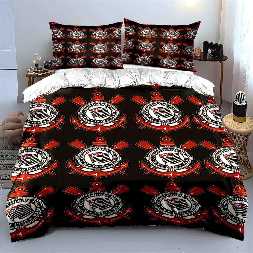 "Corinthians Logo Bedding Set" Bedding Duvet Cover Set Duvet Cover Pillowcases (1 * Duvet Cover 2 * Pillowcases, without duvet insert)