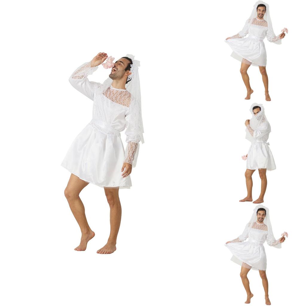 Male Dress Wedding Festival Party Stage Performance Costume Male Crossdressing
