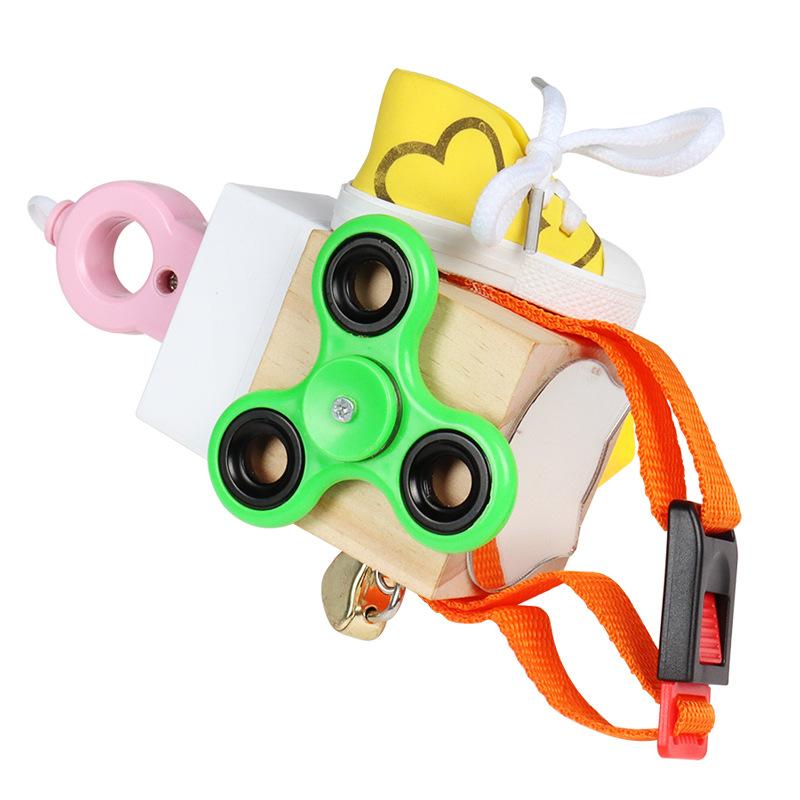 Hexahedron Unlocking Montessori Teaching Aids Busy Board Educational Toys Children'S Early Education Busy House Small Toys