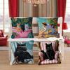 Art Cat Pillow Cover Design Cushion Cover Decor Holiday Decorati