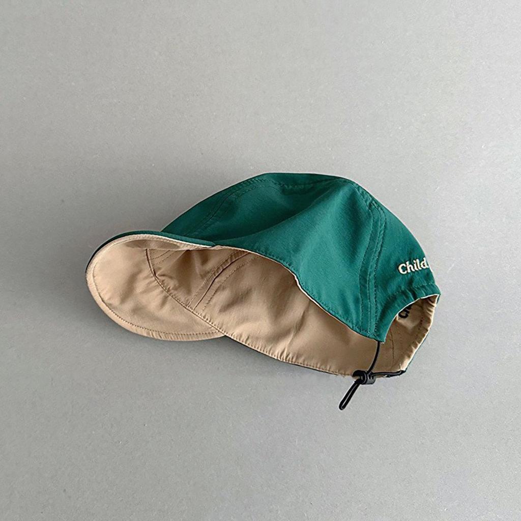 Double-sided Baby Baseball Cap Summer Quick-drying Kids Sun Hat Breathable Soft Thin Brim Hip-hop Toddler Visor Hats