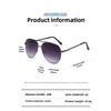 Sporty Metal Frame Fashion Glasses for Men & Women  Anti-Reflective Lenses Golden-Tone Finish Perfect for and Activitie