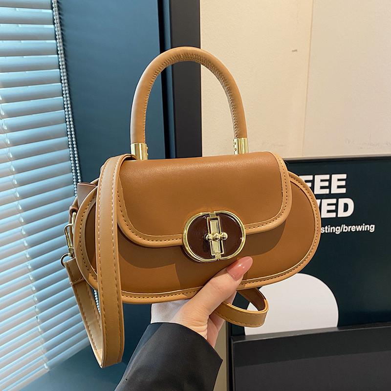 Minimalist Pu Small Square Crossbody Bag With Top Flap For Daily Use Women