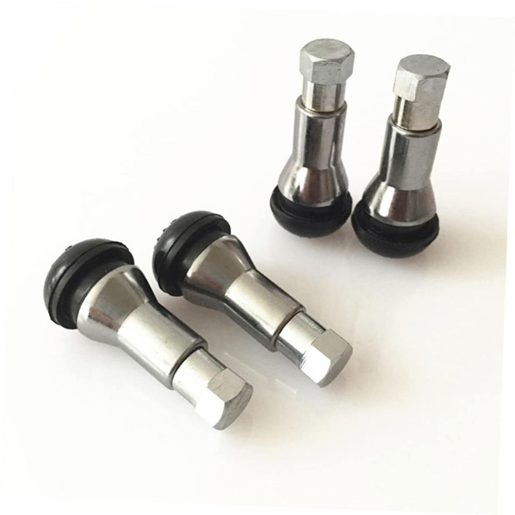 ETHZZLE 8pcs Tr413ac Decorative Cap Car Decoration Bushon Tire Valve Sleeve Valve Stem Sleeve Aluminum Alloy Silver