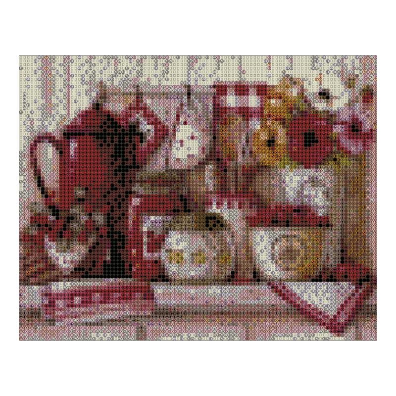 Grăjitură completă 5D DIY pictură cu diamant complet rotund Strass Cadou