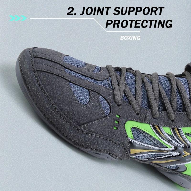 2025 New Mid Cut Unisex Authentic Wrestling Shoes For Men Training Shoes Non-Slip Wrestling Shoes Man Fighting Sneakers Gym Shoe