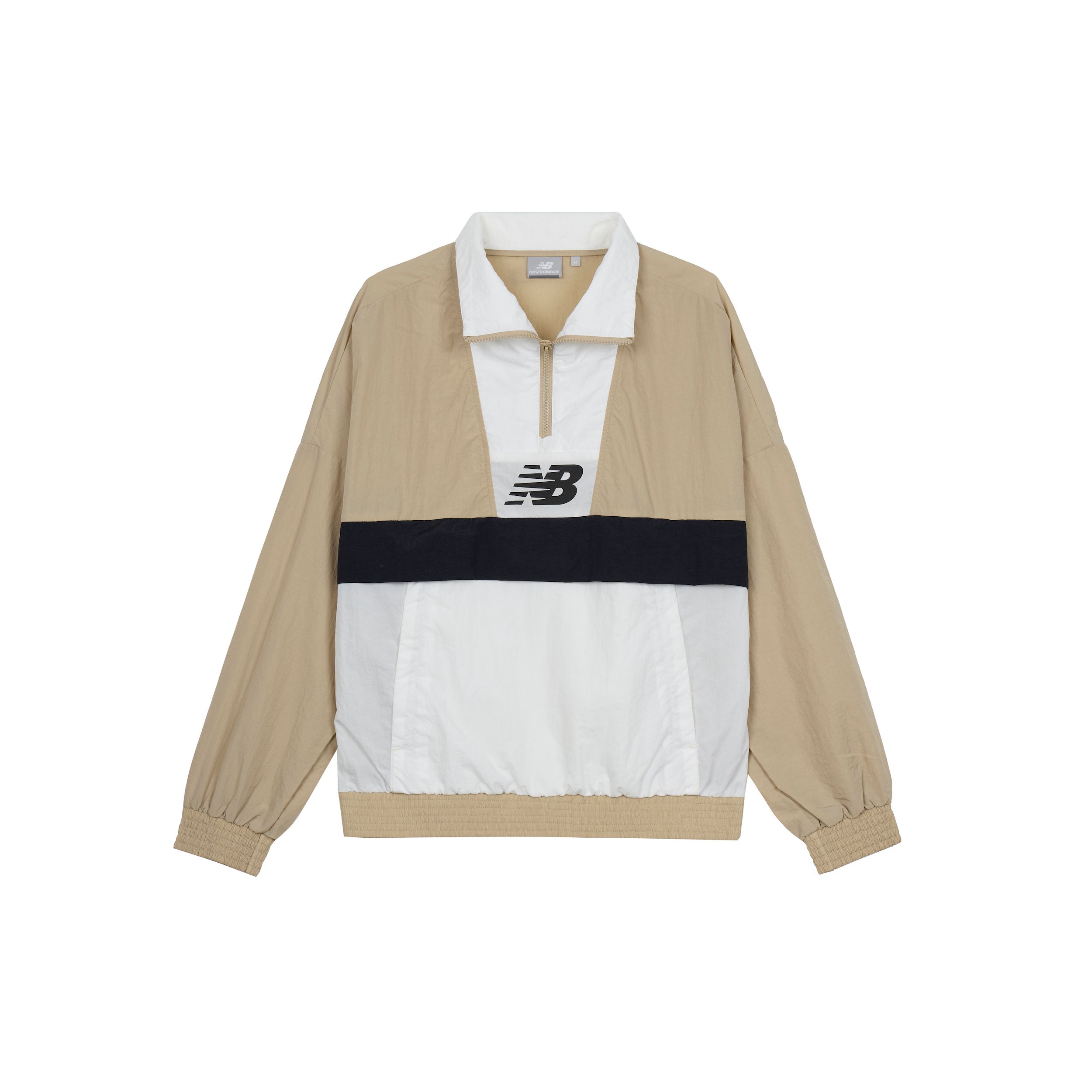

New Balance Тканый воротник-стойка с полумолнией Женские куртки Кремовый NA933012-IV