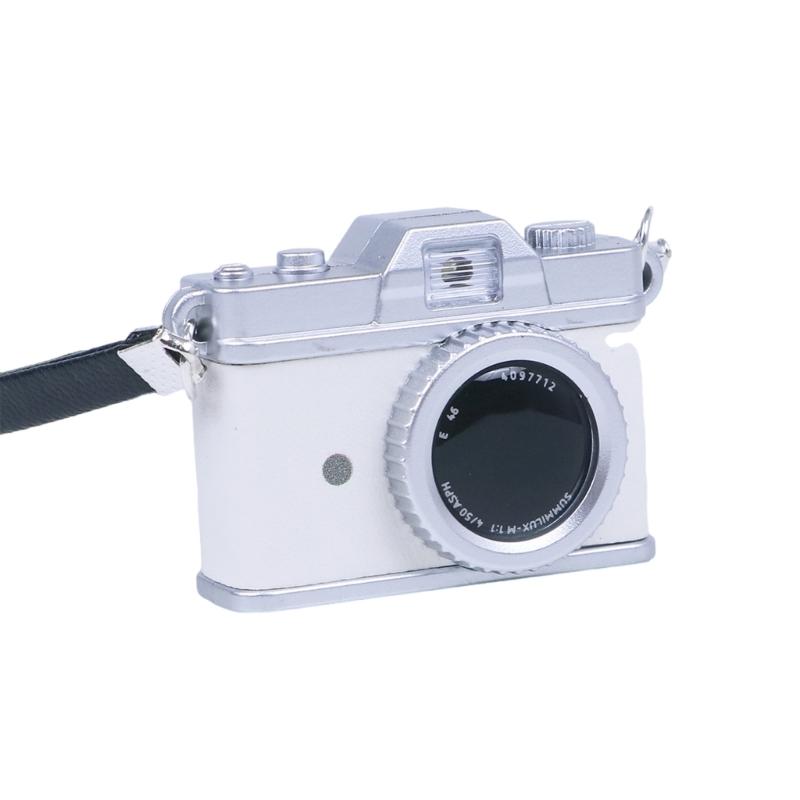 Miniature Camera Pendant Keychain With Light And Sound Detail Compact Size Ornament For Daily Use Gifting