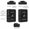 WP-10 2.4G Wireless System Earphone Monitor Rechargeable Transmission System Transmitter Receiver Mono Recording Function