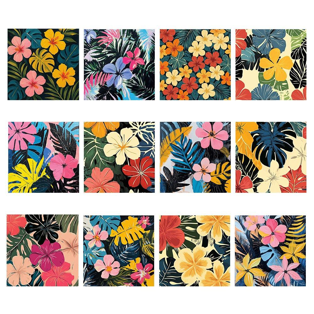 

24pcs Pineapple Lemon Summer Fruit Craft Paper Gift Packaging Paper Birthday Party Gift Supplies Style 2