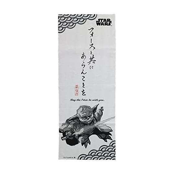 Marushin STAR WARS Cool Light Ink Ivory Cotton Made in Japan 34x90cm