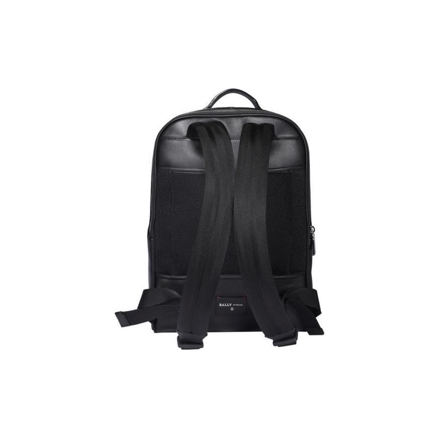 Bally Hassel Red And White Striped Business Zipper Laptop Backpack Men Backpack Black 6231723