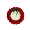 Christmas Tree Snowman Pattern Knitted Cup Mat Handmade Coffee Mug Pad  Coffee Table