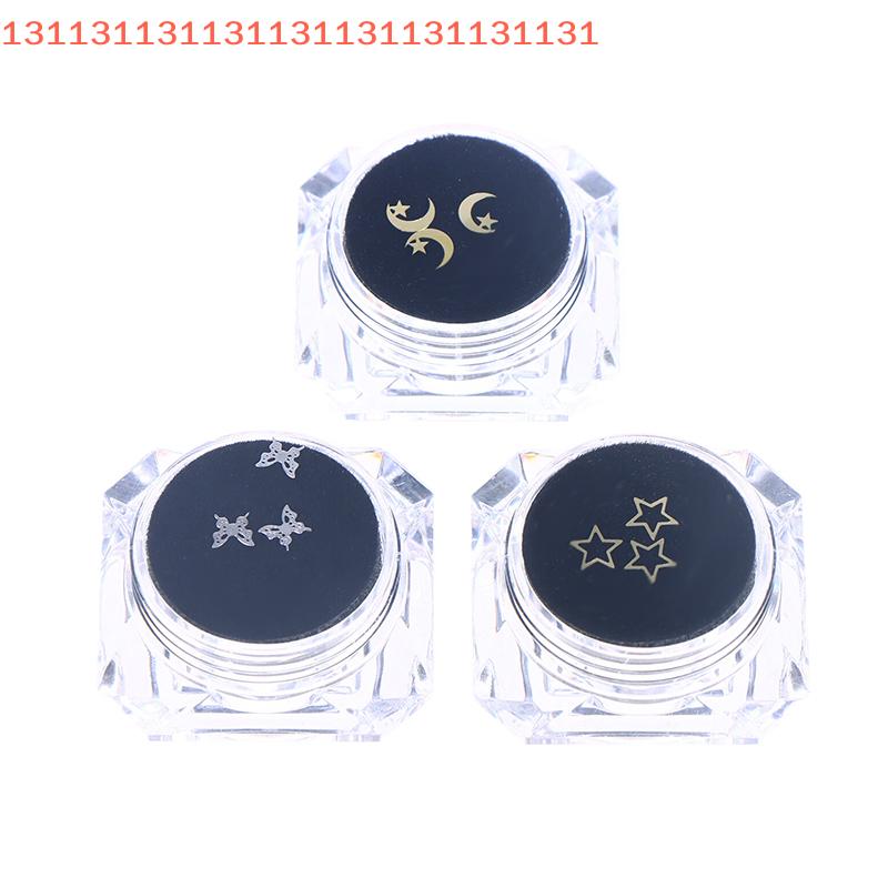 3 PCS/Box Teeth Gems Tooth Jewelry Crystal Ornaments Fashion Teeth Charms Gems With Box Metal Dental Supplies Oral Decorations