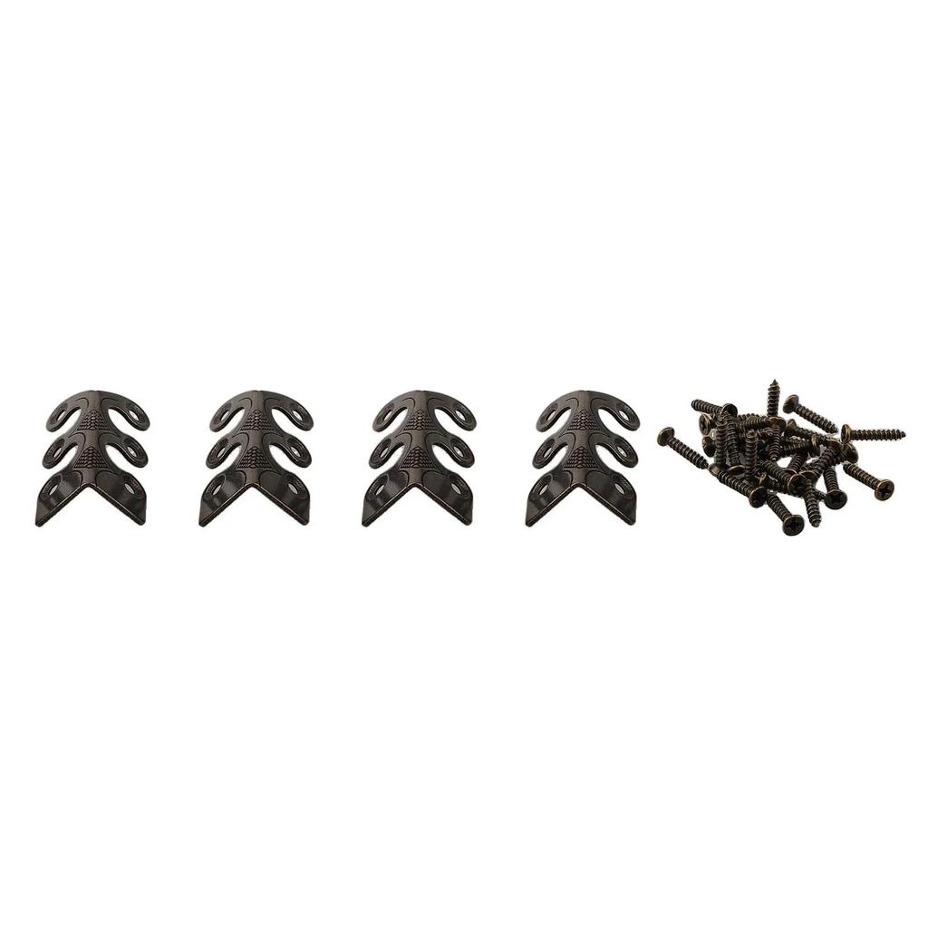 Baseboard Protectors Brass Corner Guards Easy Installation Metal Corner Protectors Multipurpose Use For Dressers