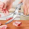 Heavy Duty Kitchen Scissors - 1PC Stainless Steel Poultry Shears for Cutting Chicken Bones, Multi-Purpose Food & Herb Scissors