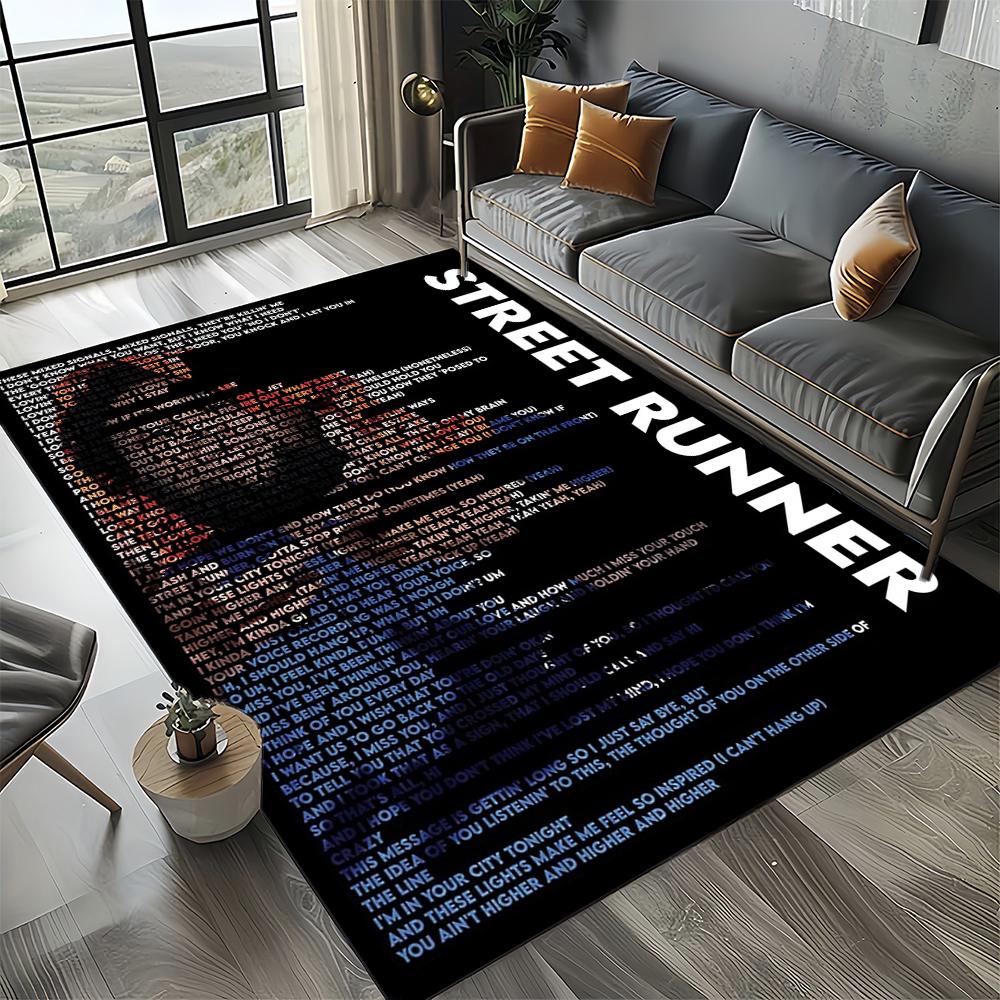 27 Style Rod Wave Rapper Star Area Rug,Carpet Rug for Home Living Room Bedroom Sofa Doormat Decor,kids Play Non-slip Floor Mat