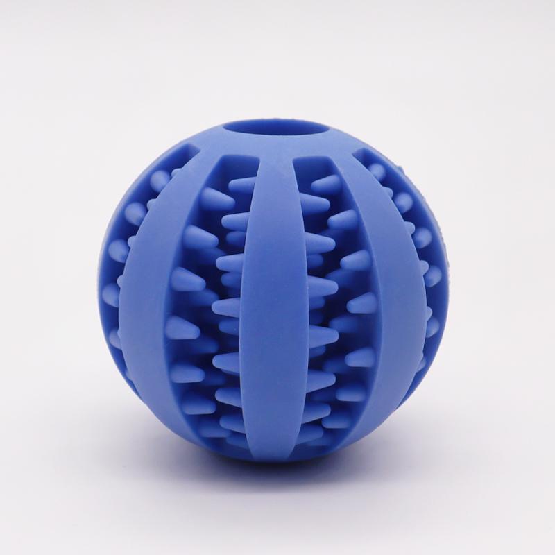 OEM ODM Tough Durable Natural Rubber Teeth Cleaning Interactive Ultra Pet Dog Chew Ball Toy