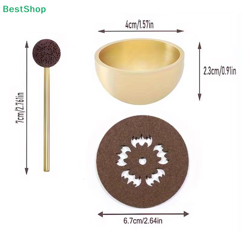 Tibetan Singing Bowl Set - Handcrafted Brass Meditation Bowl with Mallet & Cushion for Sound Healing