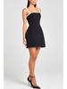 2025 Sommer Sexy Perlen-Träger-Minikleid für Damen - Einfarbig, Europäischer & Amerikanischer Stil