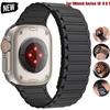 1PCS Silicone Strap for Apple Watch 46mm 42 49mm 45mm 41mm 44mm 40mm Magnetic Band for IWatch Ultra 2 Series 10 9 8 7 6 SE 5 4 3