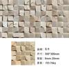 Colorful Solid Wood Bevel Mosaic Three-dimensional Background Wall Decoration Hotel Lobby Restaurant Interior Hanging Pictures