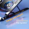 Base Stand Laptop Cooler Foldable Laptop Cooling Pad Portable Adjustable suporte para notebook for 11 Inch with 2/4 Fans