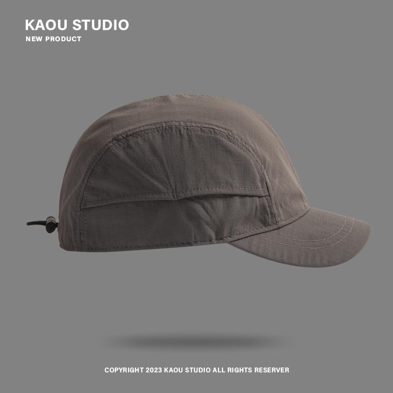 Short Brim Hat Men's Japanese Thin Summer Sun Protection Peaked Cap Outdoor Quick-Drying Baseball Cap for Women