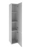 Wall-hung bathroom column, white gloss, 157x30 cm, Modus