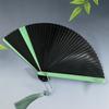 with Tassel Chinese Fan Ancient Style Dance Fan Lightweight Bamboo Folding Fan  Photography Props