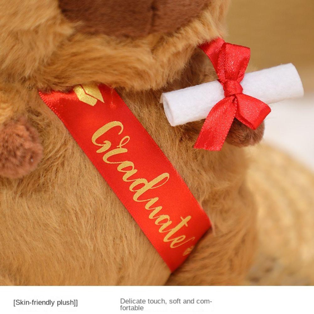 Gift for Graduates Cartoon Capybara Toy Doll Plush Simulation Capibara Cute Capybara Plush Toy