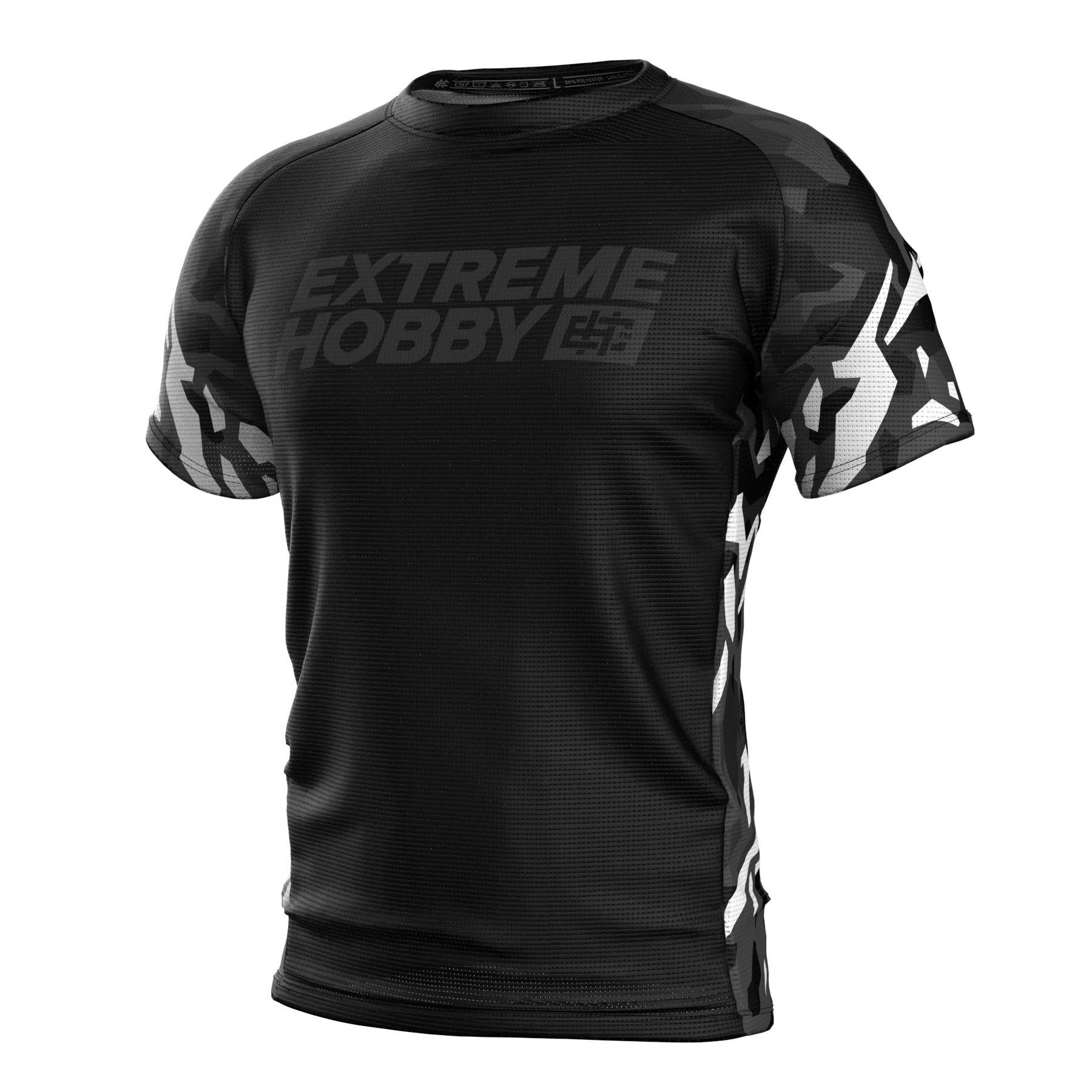 Extreme Hobby Black Panther Technisches T-Shirt Schwarz und Weiß XL black