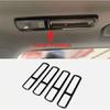 ABS Black Seat Air Vent Outlet Cover Trim For 2024-2025 Toyota Grand Highlander