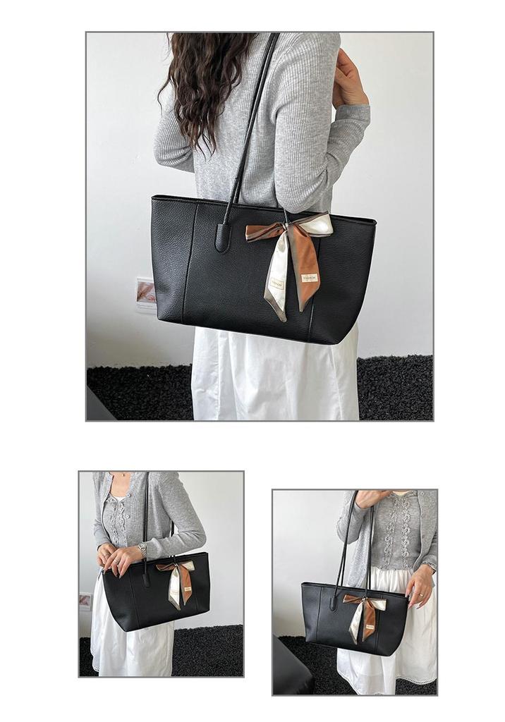 Women's 2026 Stylish Versatile Large Tote Bag - High-End Feel for Work & Casual Wear