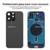 Para iPhone 16 Pro Painel de Vidro Traseiro Tampa da Bateria Peças de Reposição Carcaça Traseira com Lente da Câmera para iPhone 16Pro Max