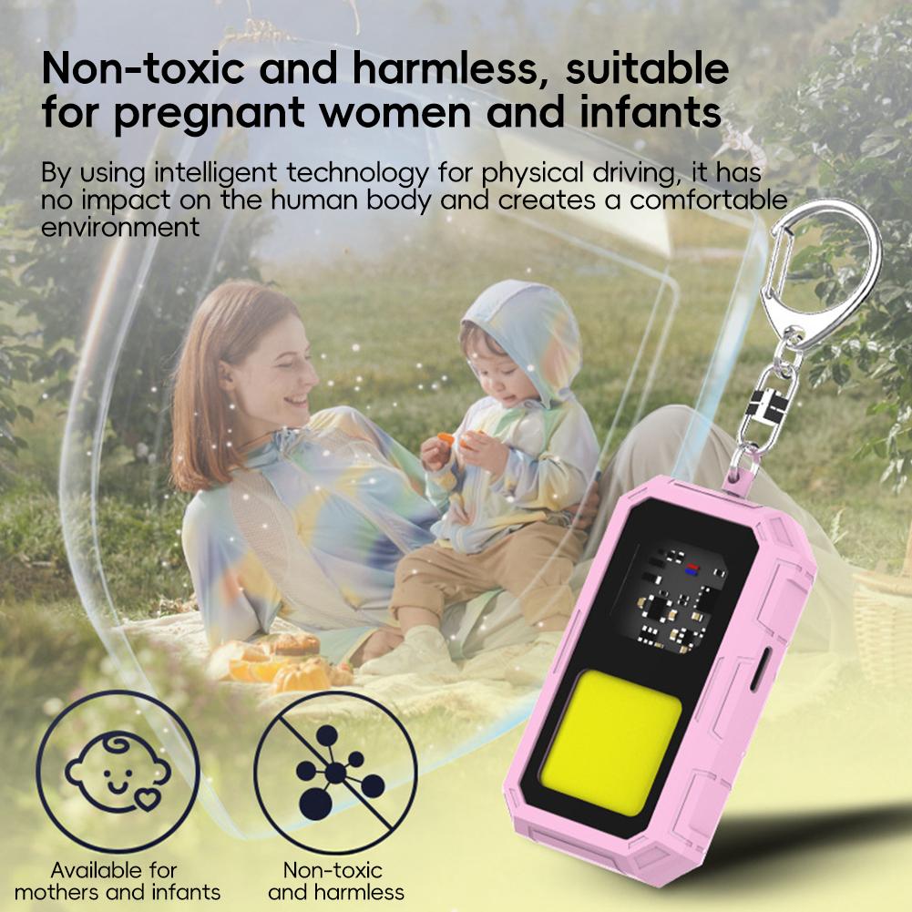 Intelligent Ultrasonic Mosquito Repellent Outdoor Camping LED Lighting With Hooks