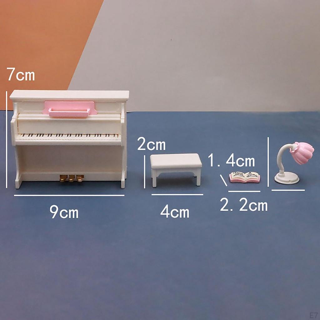 Cute Dollhouse Furniture Set 1/1 Accessories Assemble Model Ornament Decorations Different Themes