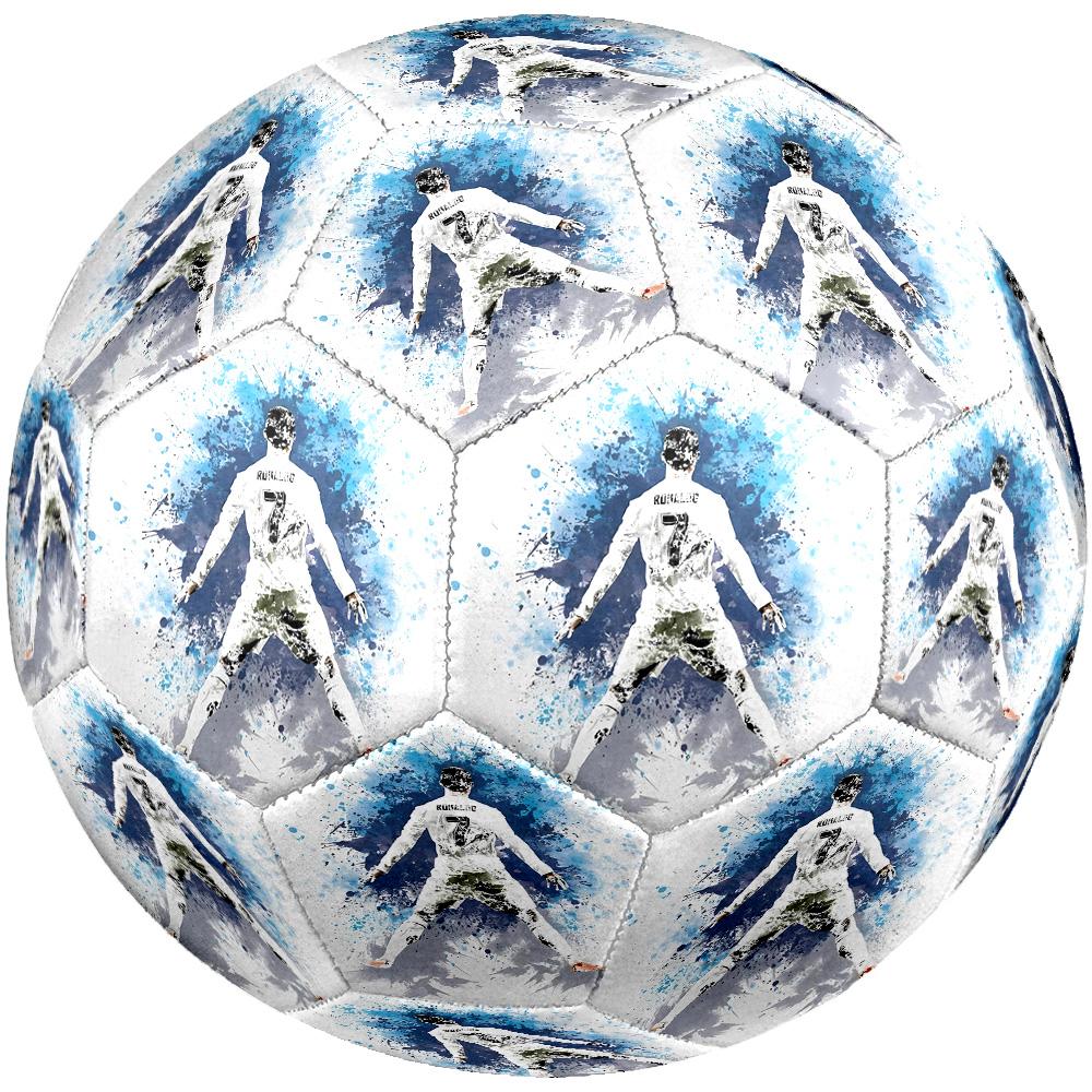 Cristiano Ronaldo Misura 5 Calcio Cucito a Macchina Universale Indoor/Outdoor Regalo Perfetto per gli Appassionati di Sport